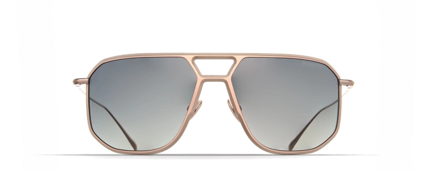 Brett Ed Sunglasses - Pink Gold