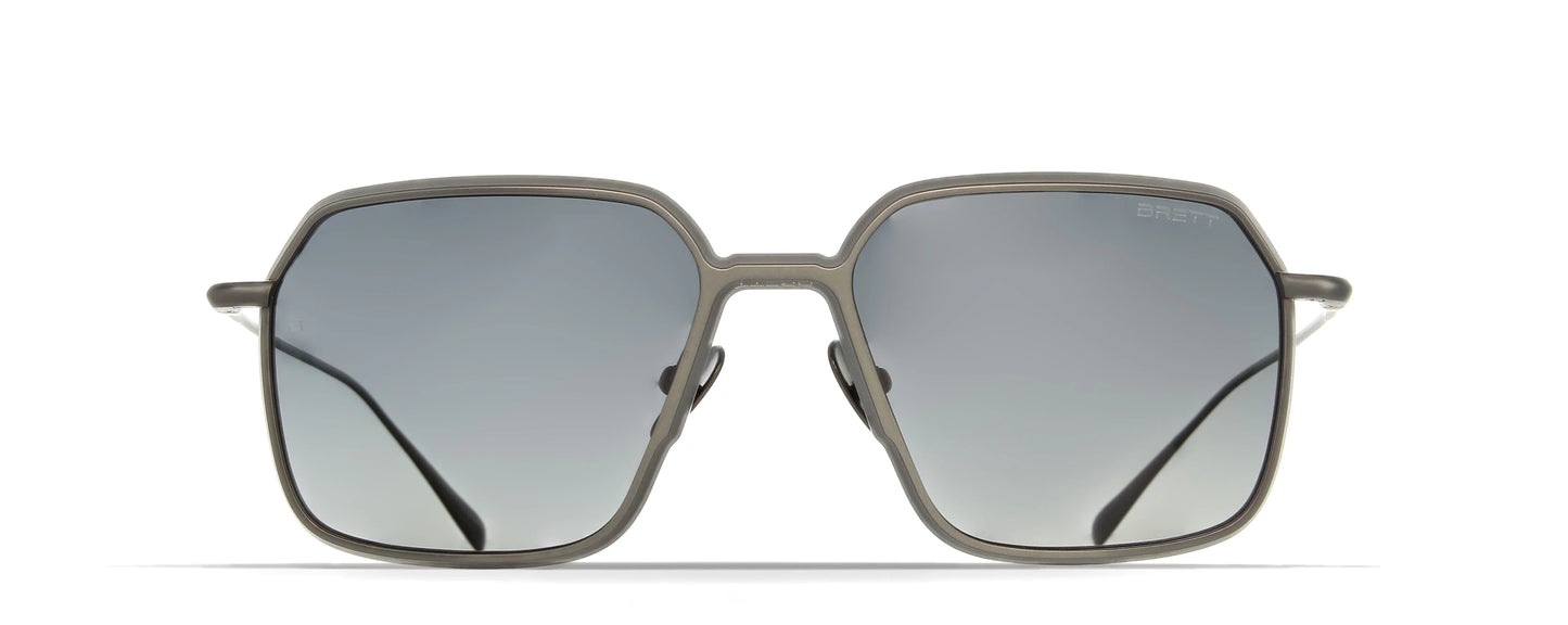 Brett Sam Sunglasses - Gun/Black