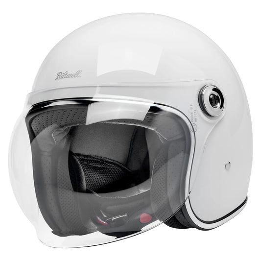 Biltwell Tahoe Jet Helmet - Gloss White