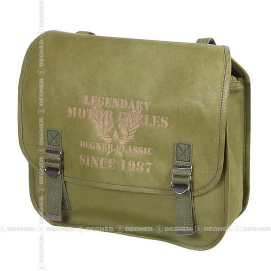 Degner SB-78 Military Leather Saddle 9L Bag