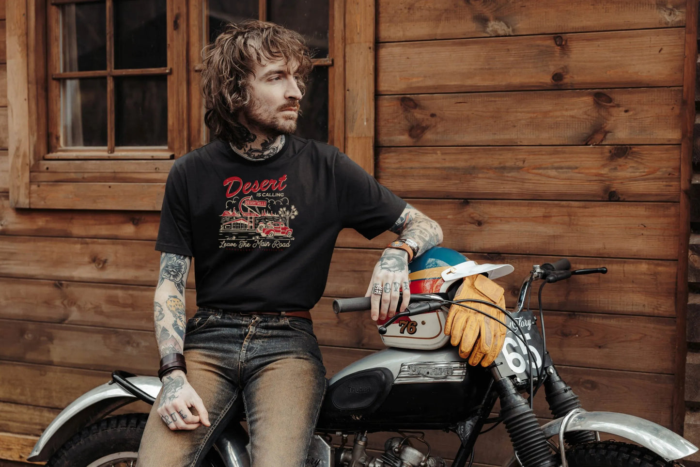 Age of Glory Desert Hills Tee - Washed Black