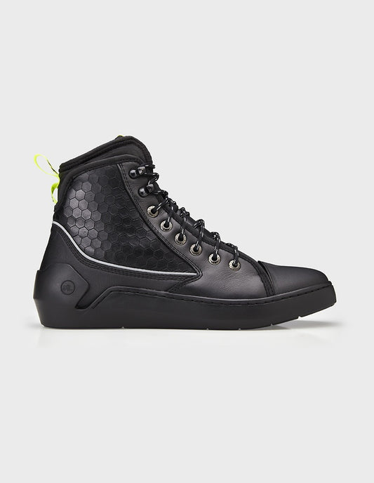 Umberto Luce 25Y Anniversary Moto Sneakers - Black