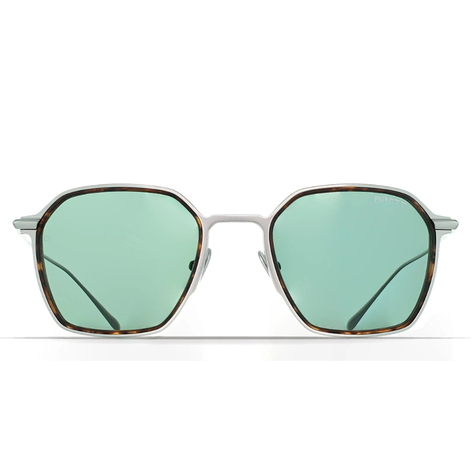 Brett Francois Sunglasses - Matt Titanium/Tortoise
