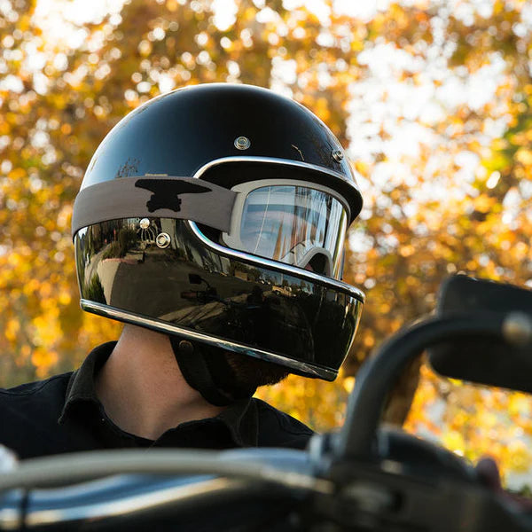 Biltwell Moto 2.0 Goggles - Script Titanium