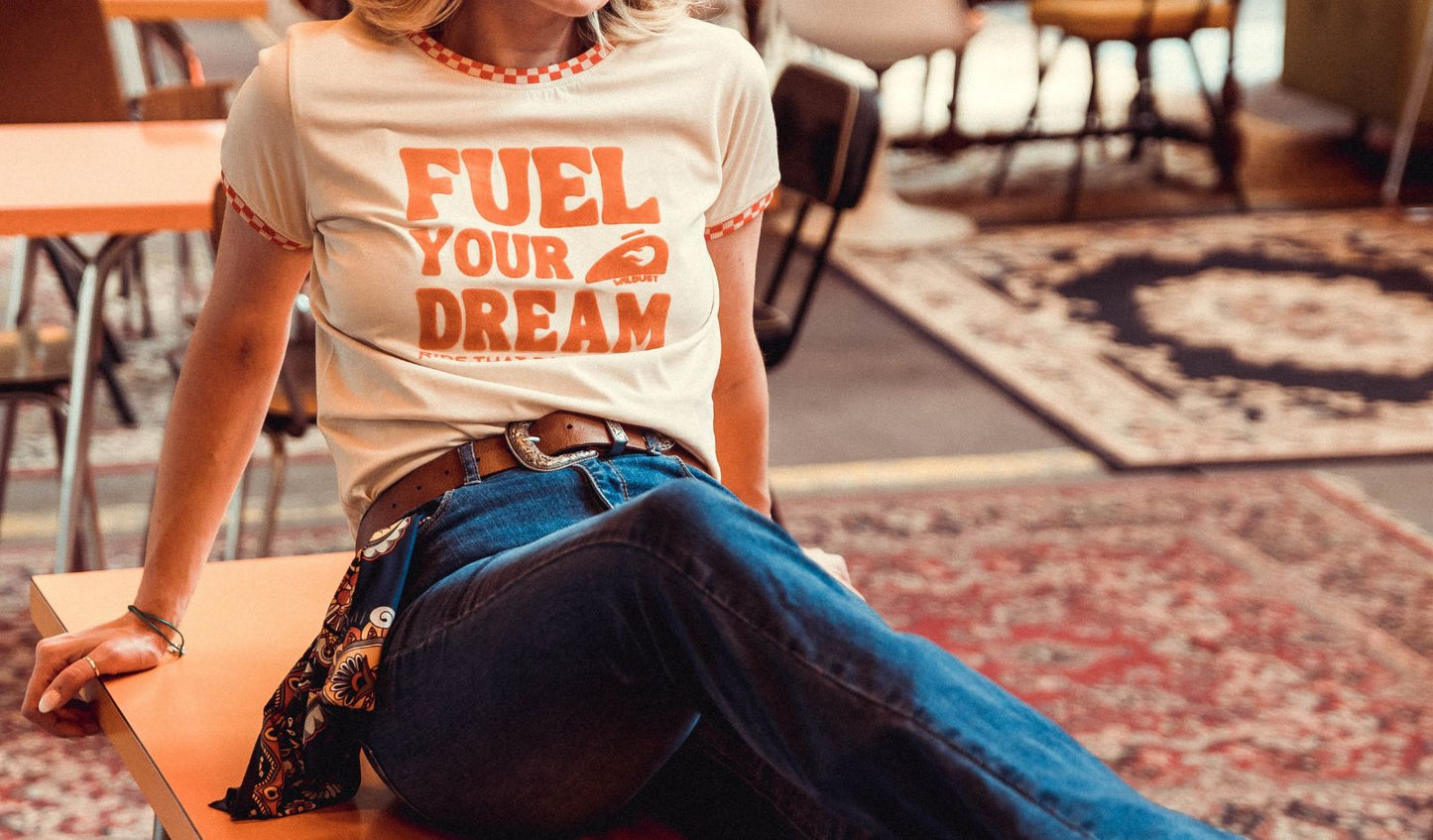 Wildust Sisters Ringer T-Shirt - Fuel Your Dream
