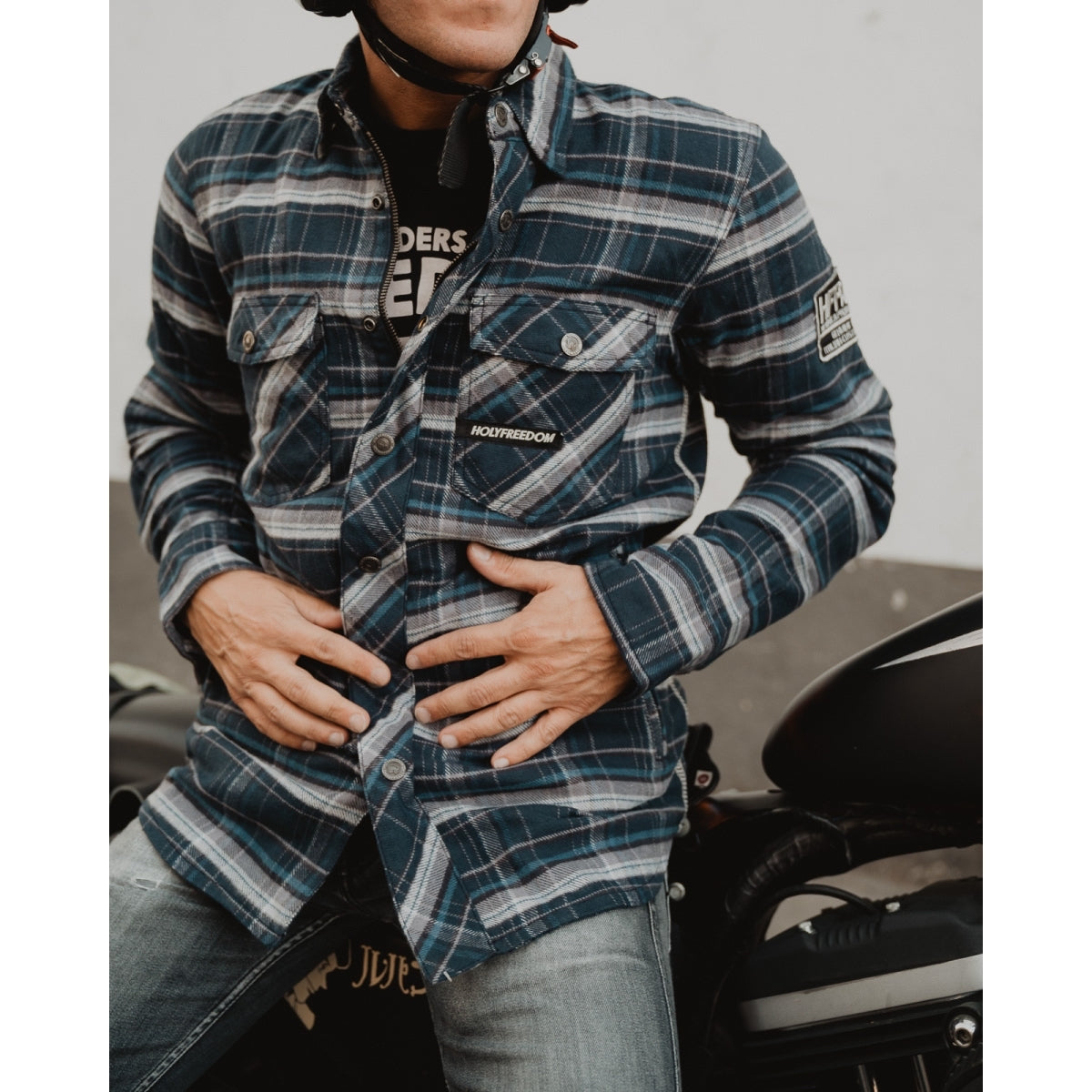 Holyfreedom Lumberjack Jacket - Navy