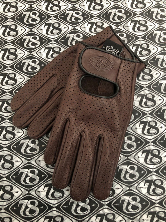 78 Motor Co Superveloce Gloves - Chocolate