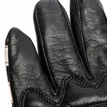 Fogy Garage Prisoner Short Gloves - Black/White