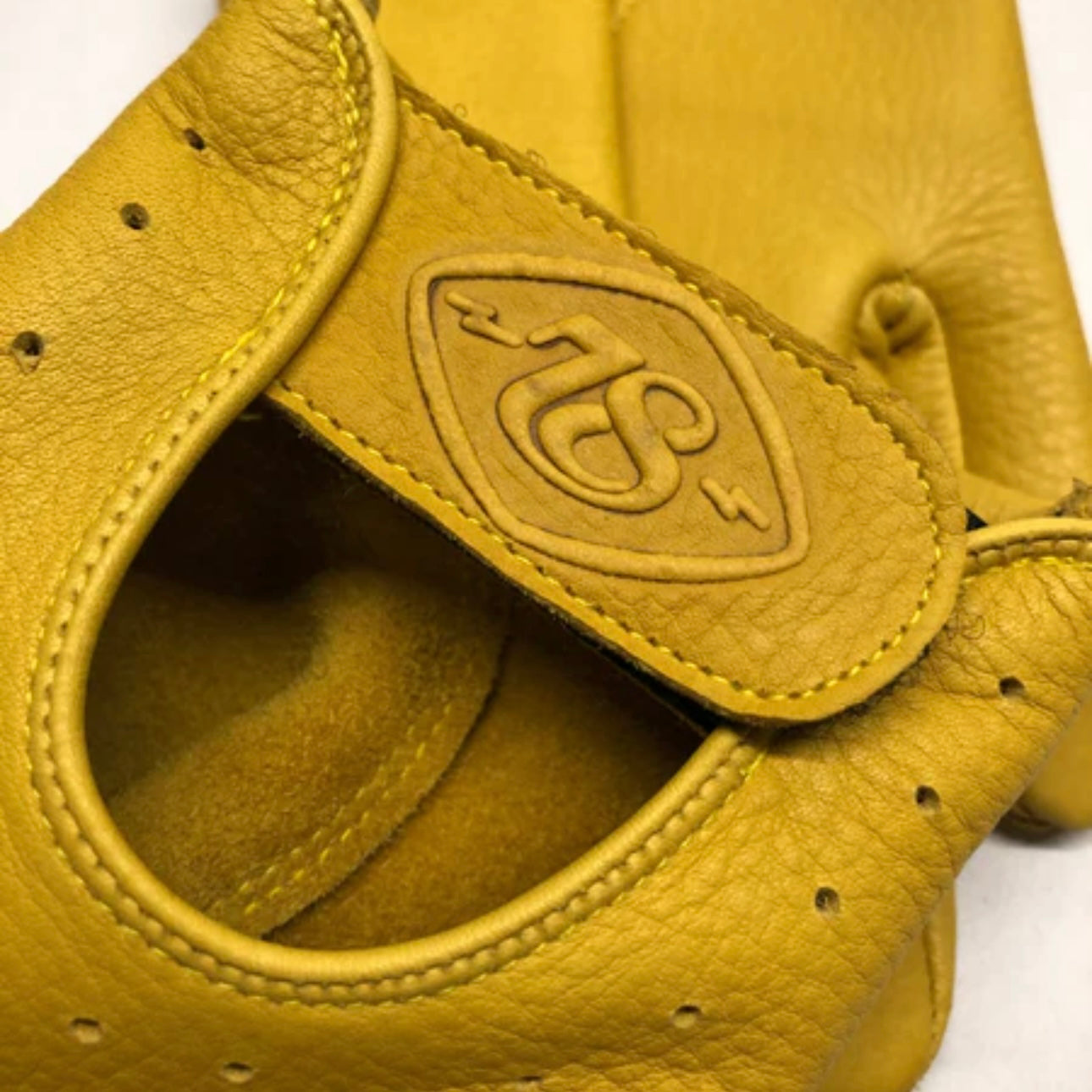 78 Motor Co Superlusso Gloves - Yellow