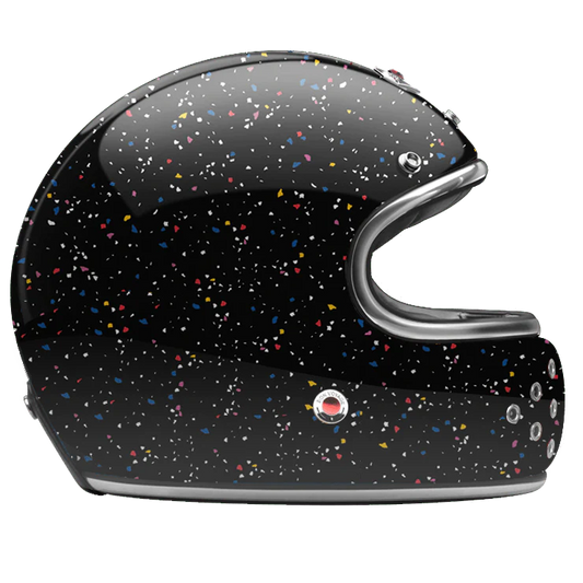 Ruby Castel Full Face Helmet - Cosmos Black