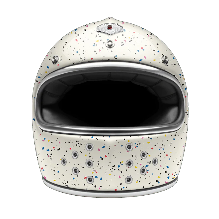 Ruby Castel Full Face Helmet - Cosmos White