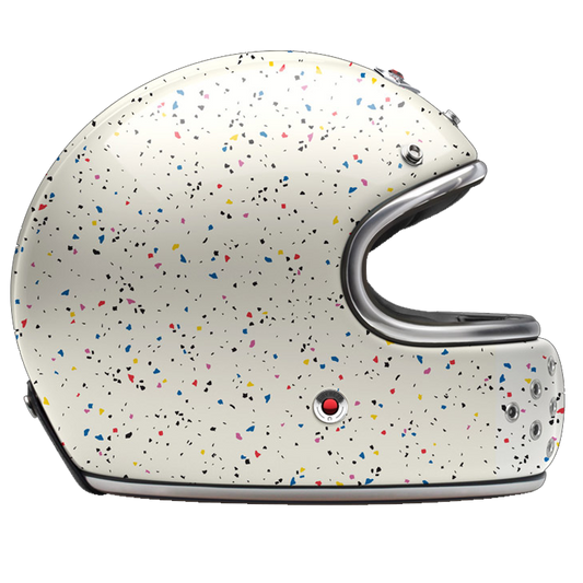 Ruby Castel Full Face Helmet - Cosmos White