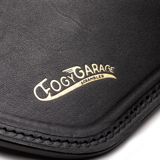 Fogy Garage Leather Peak - Black
