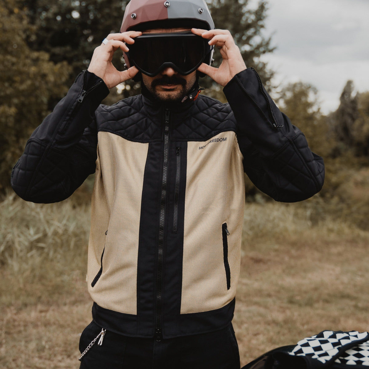Holyfreedom Rete Mesh Jacket - Gold/Black