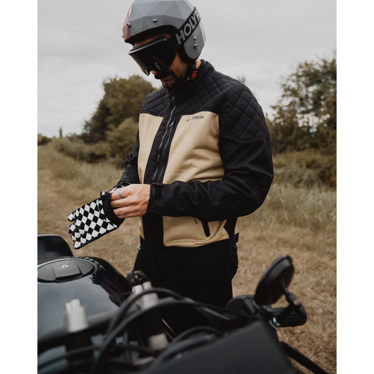 Holyfreedom Rete Mesh Jacket - Gold/Black