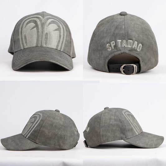 Degner x SP Tadao Leather Cap - Grey/Grey