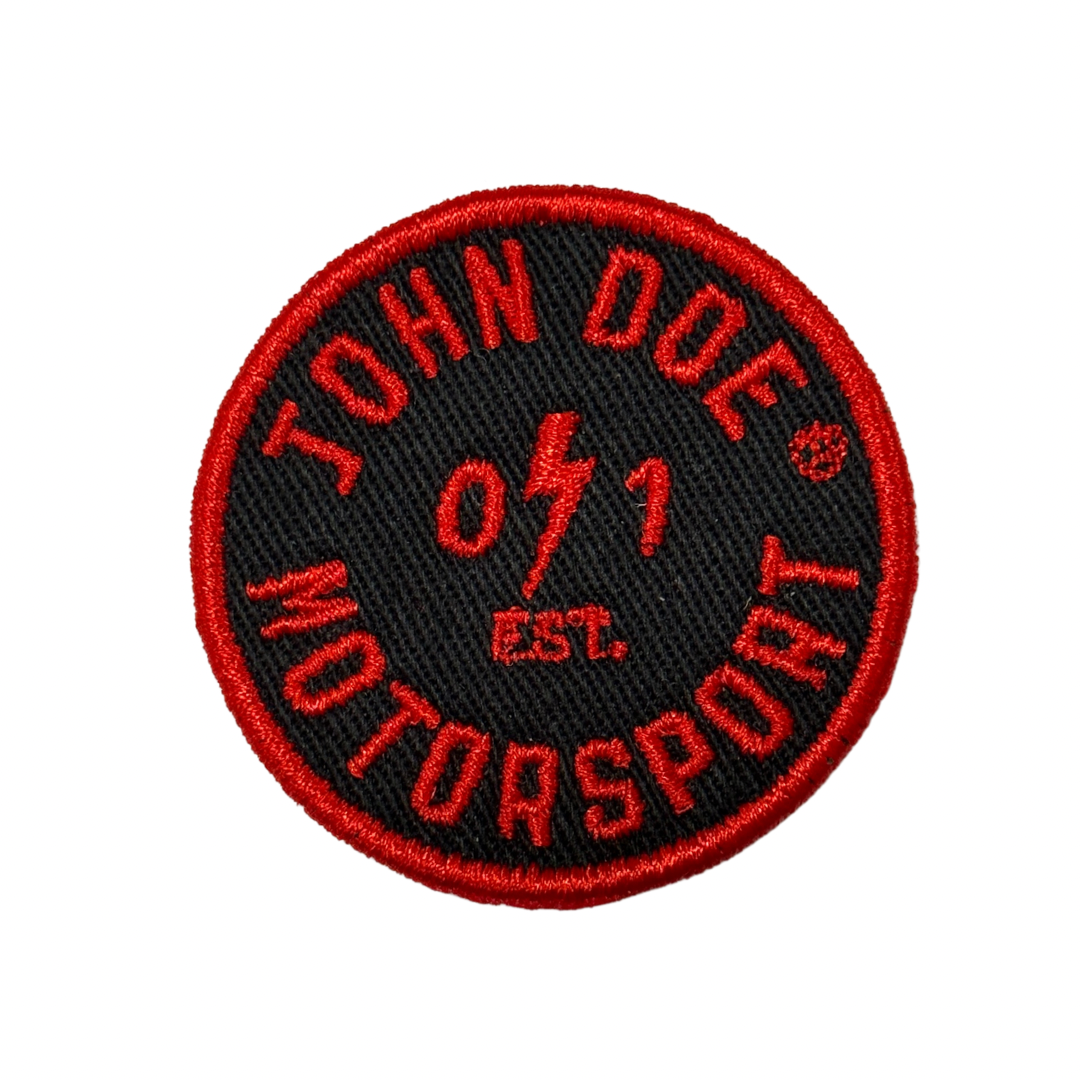 John Doe Patch - Black/Red