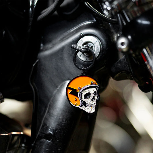 Biltwell Bonanza Skull Keychain