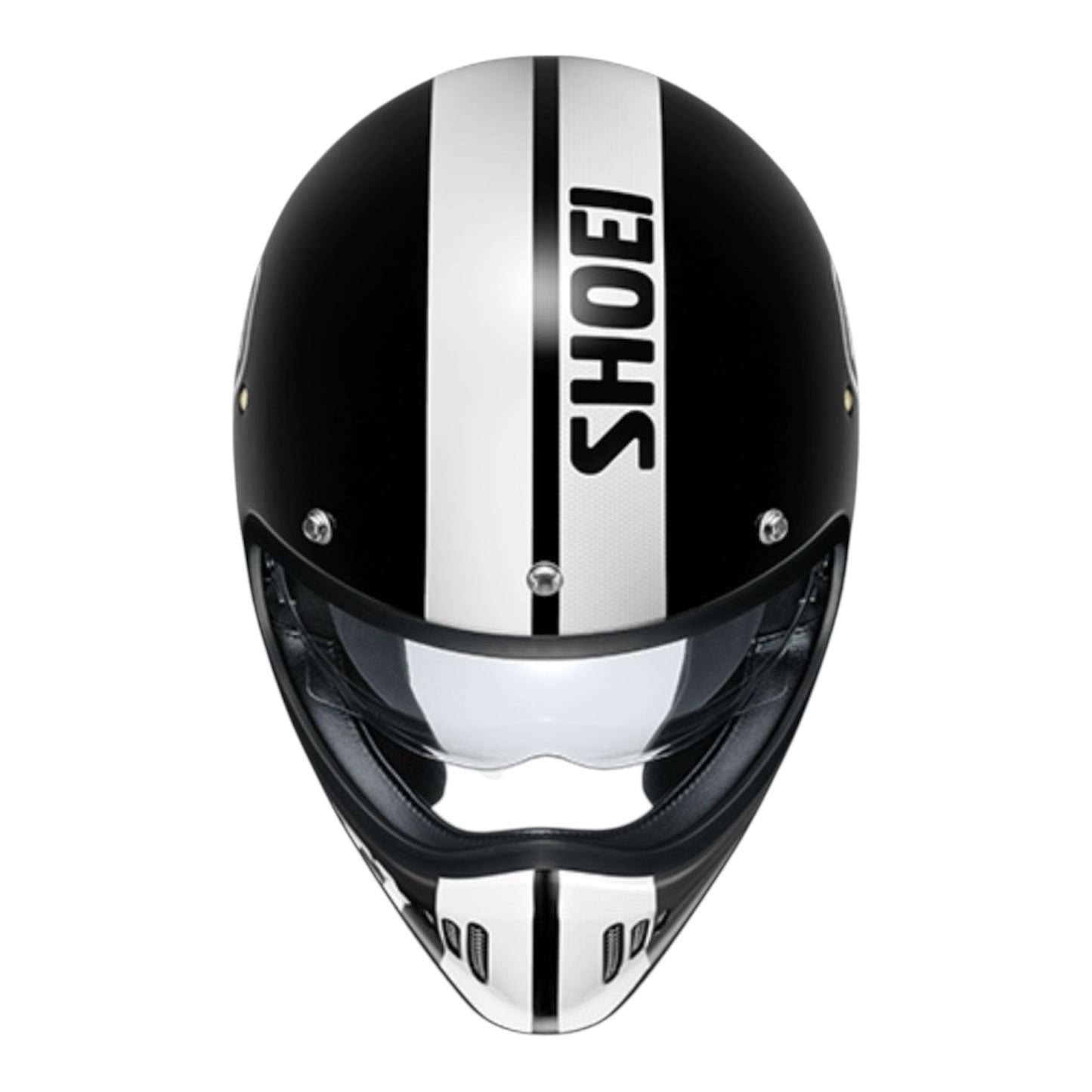 Shoei Ex-Zero Cross Logo 2 - TC-5 Black/White