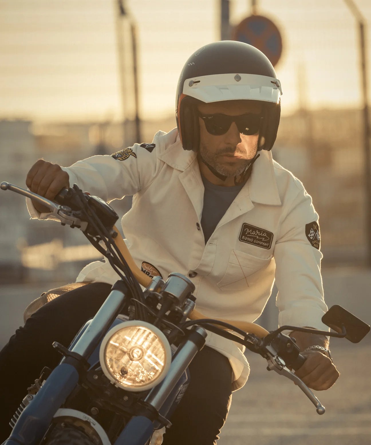 Maria Riding Company Work Jacket - White