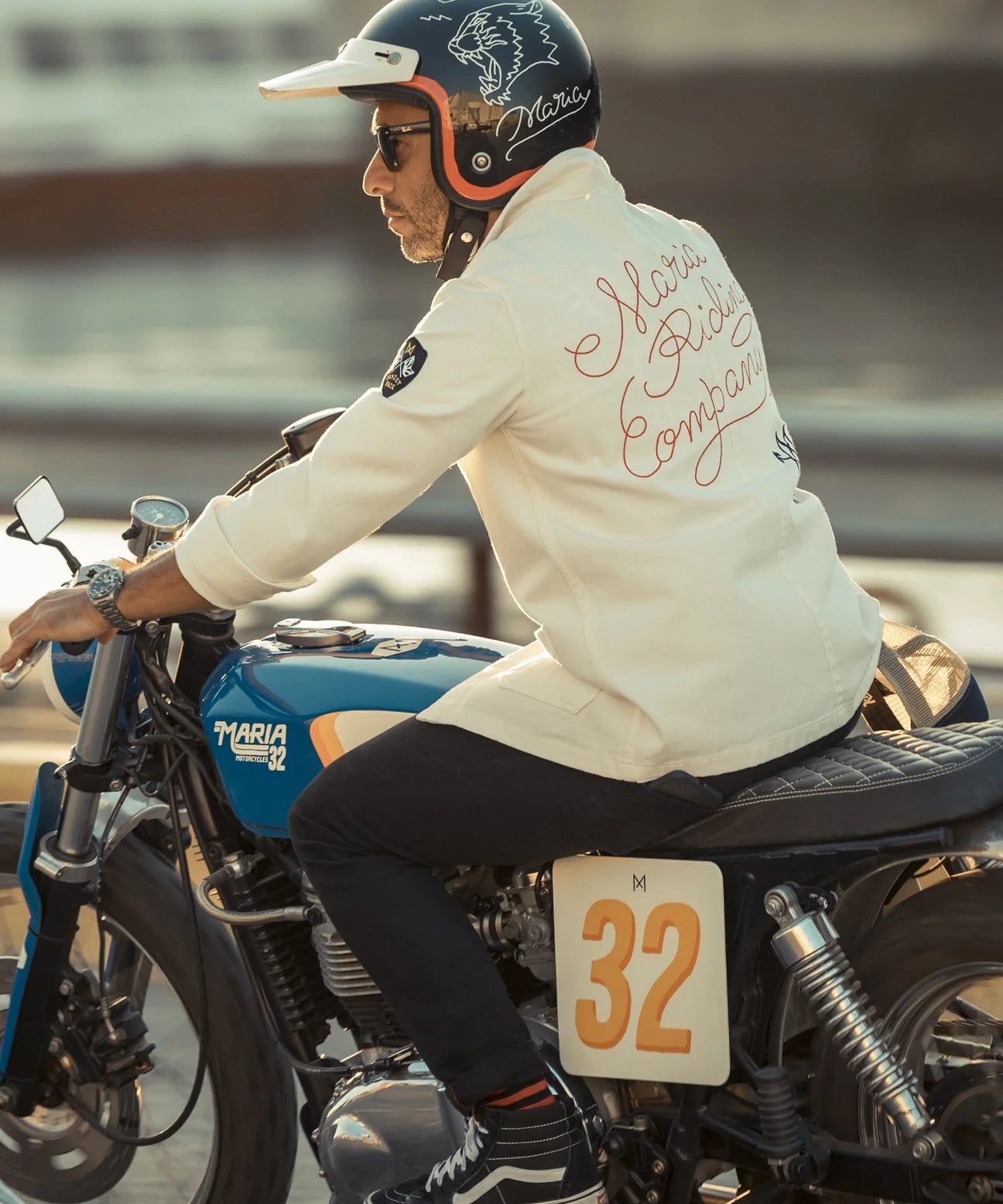 Maria Riding Company Work Jacket - White