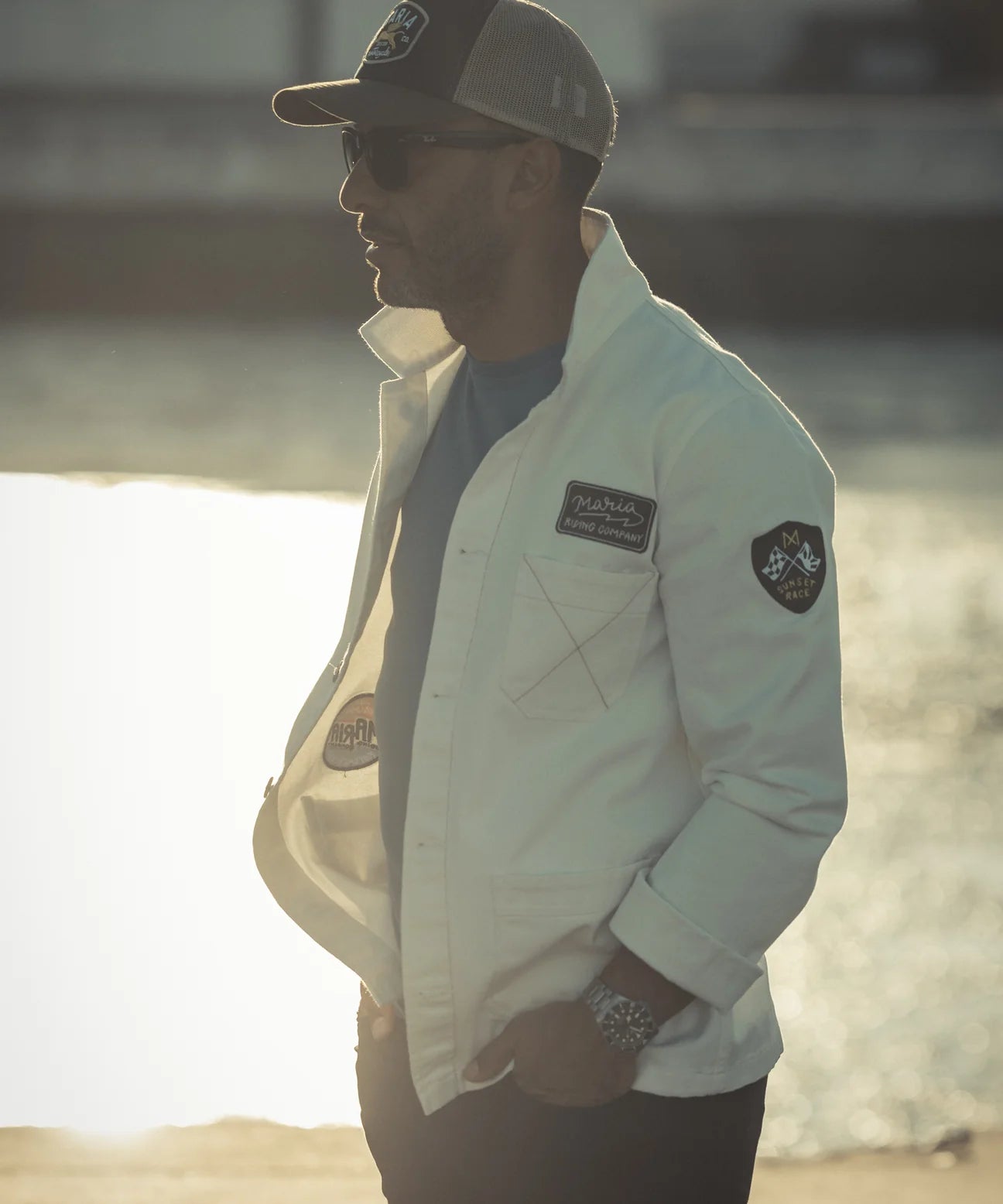 Maria Riding Company Work Jacket - White