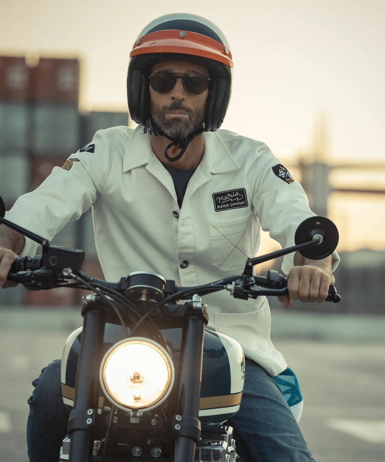 Maria Riding Company Work Jacket - White