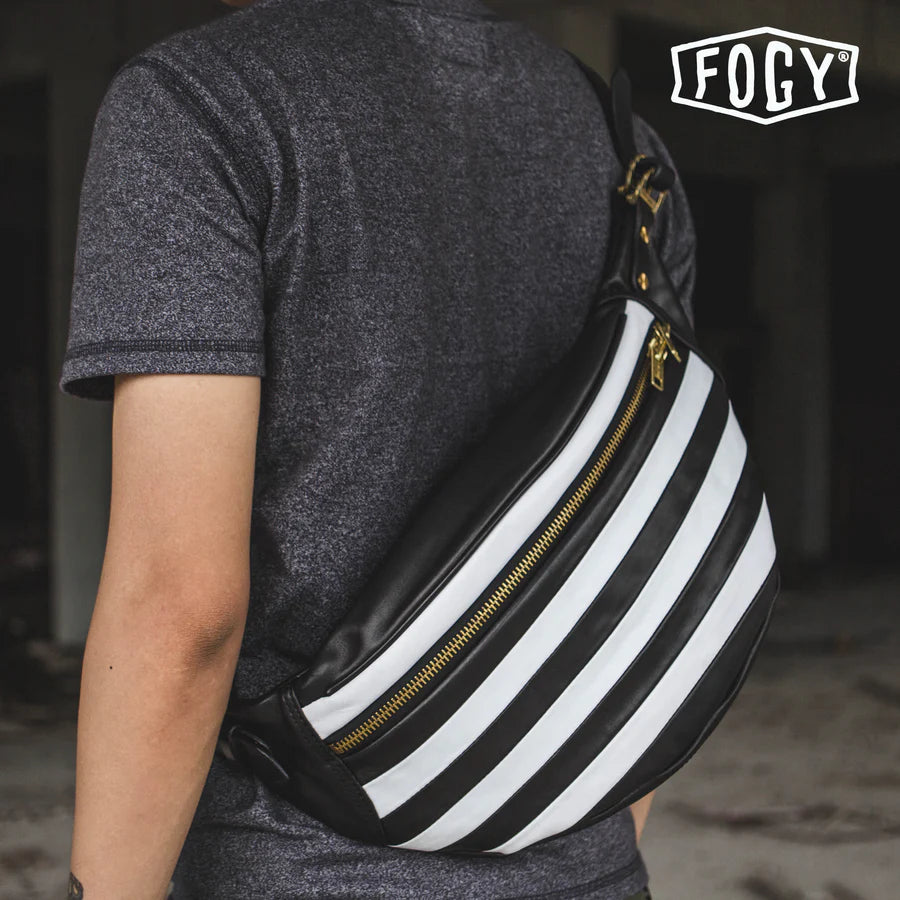 Fogy Garage Prisoner Fanny Pack - Black/White