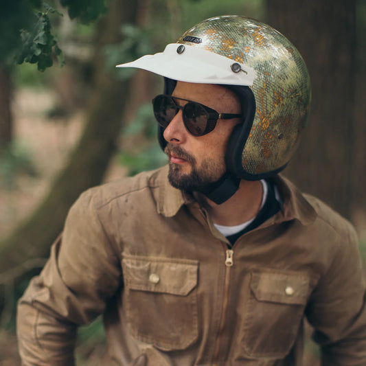 Hedon Motocross Peak - White