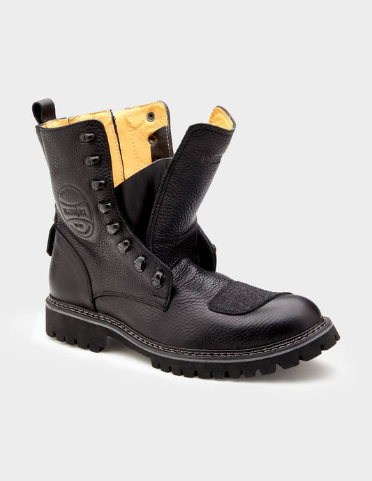 Umberto Luce Nolds Moto Boots - Black