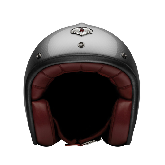Ruby Pavilion Open Face Helmet - Glace Noire