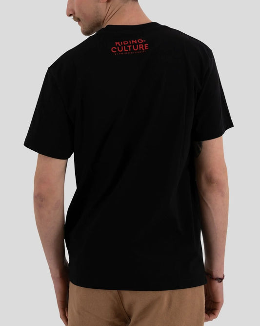Riding Culture Logo T-Shirt - Black
