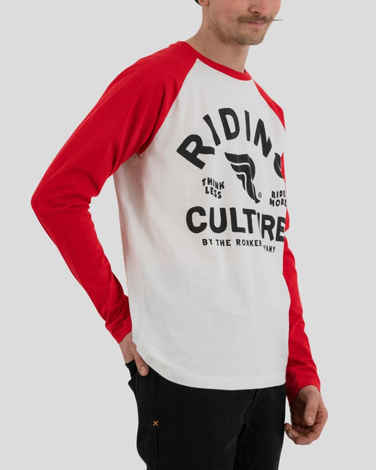 Riding Culture Ride More L/S T-Shirt - Red
