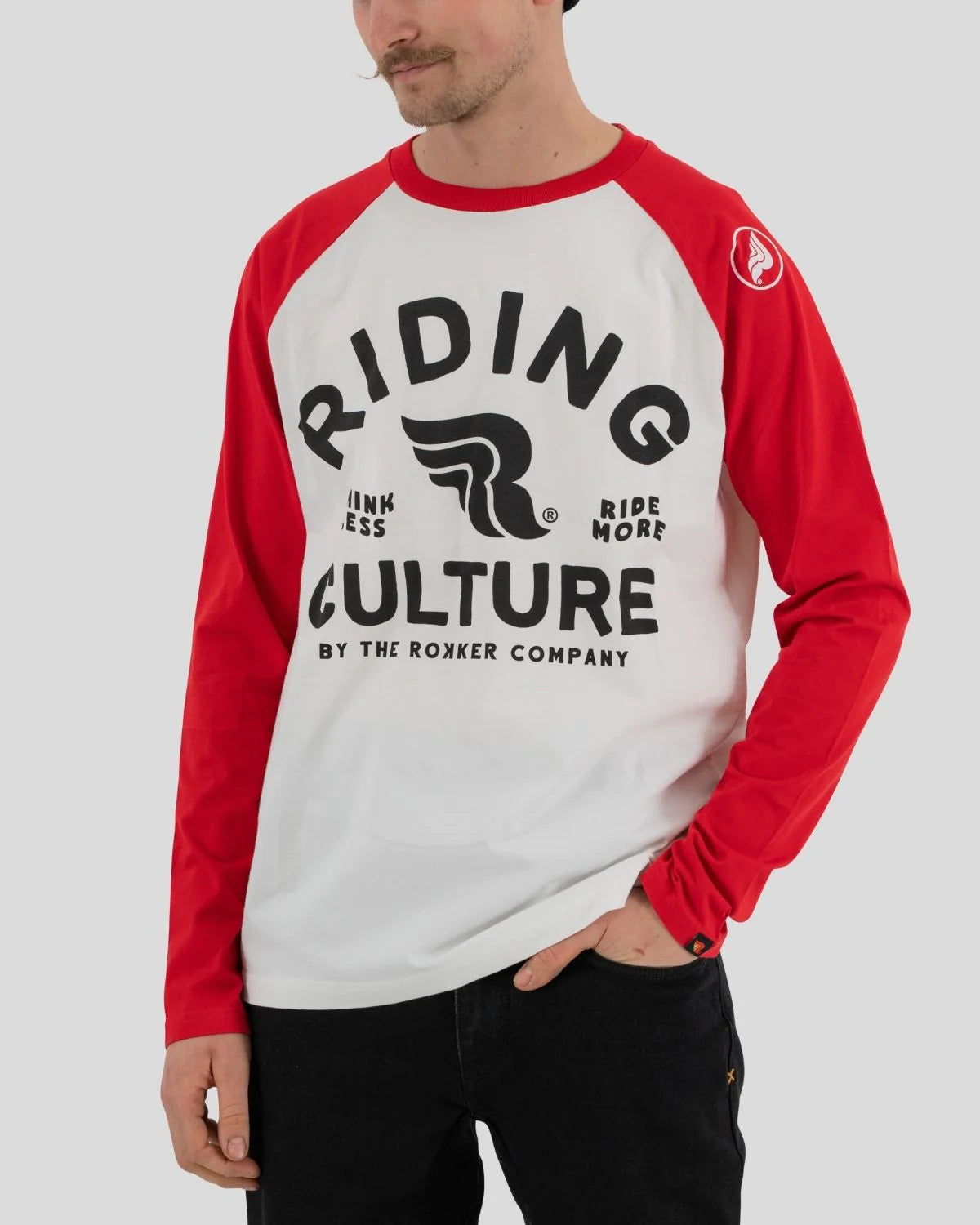 Riding Culture Ride More L/S T-Shirt - Red