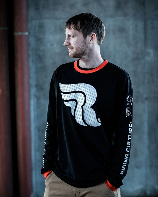 Riding Culture Logo Jersey - White/Black