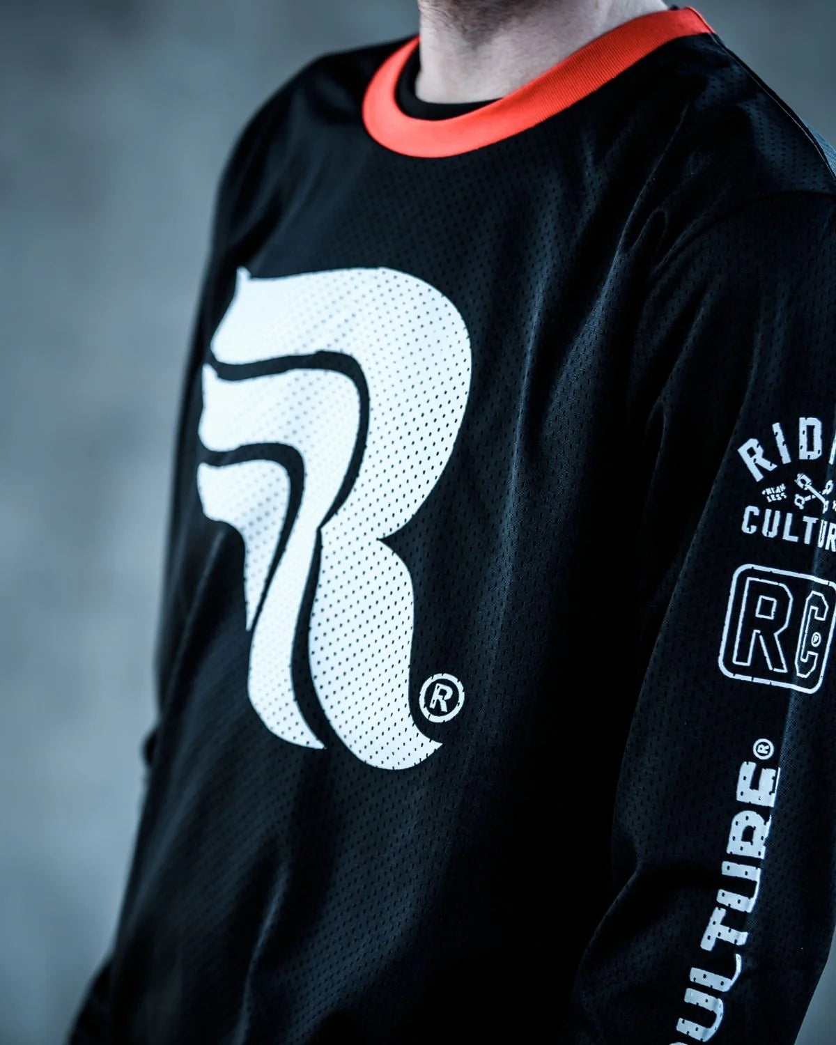 Riding Culture Logo Jersey - White/Black