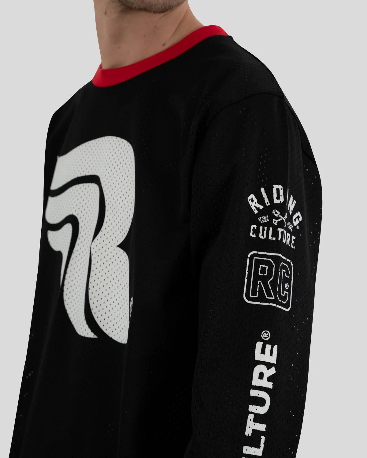 Riding Culture Logo Jersey - White/Black
