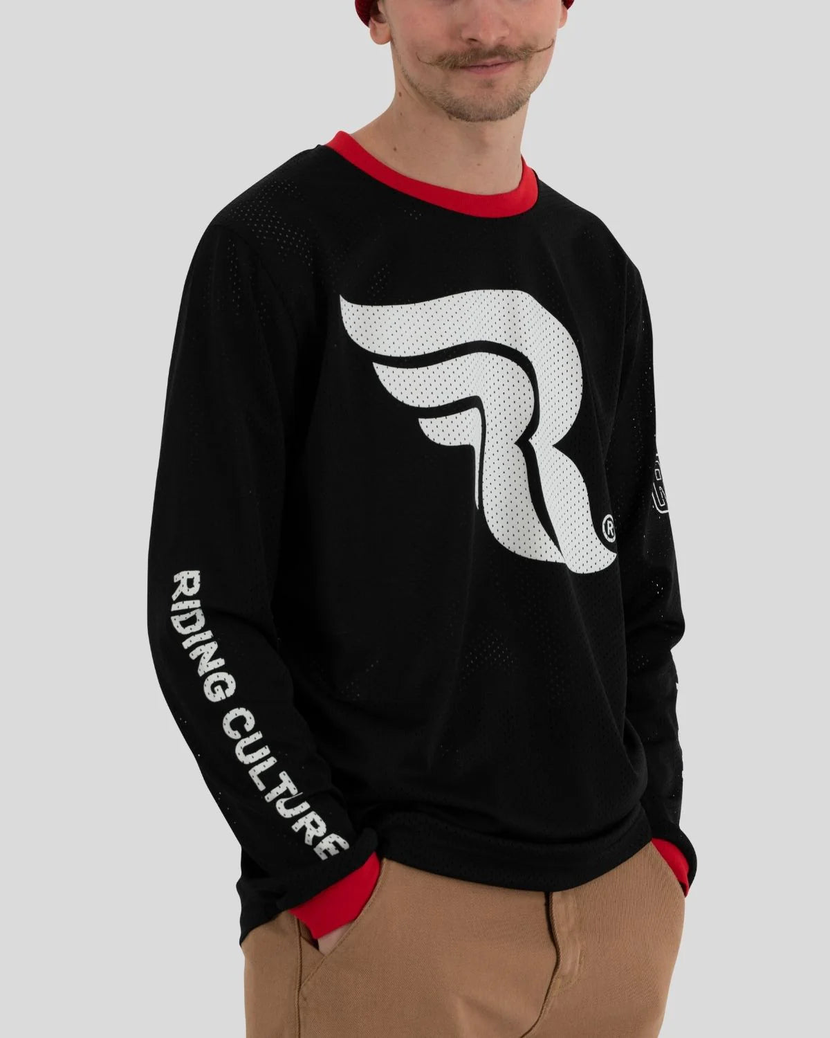 Riding Culture Logo Jersey - White/Black