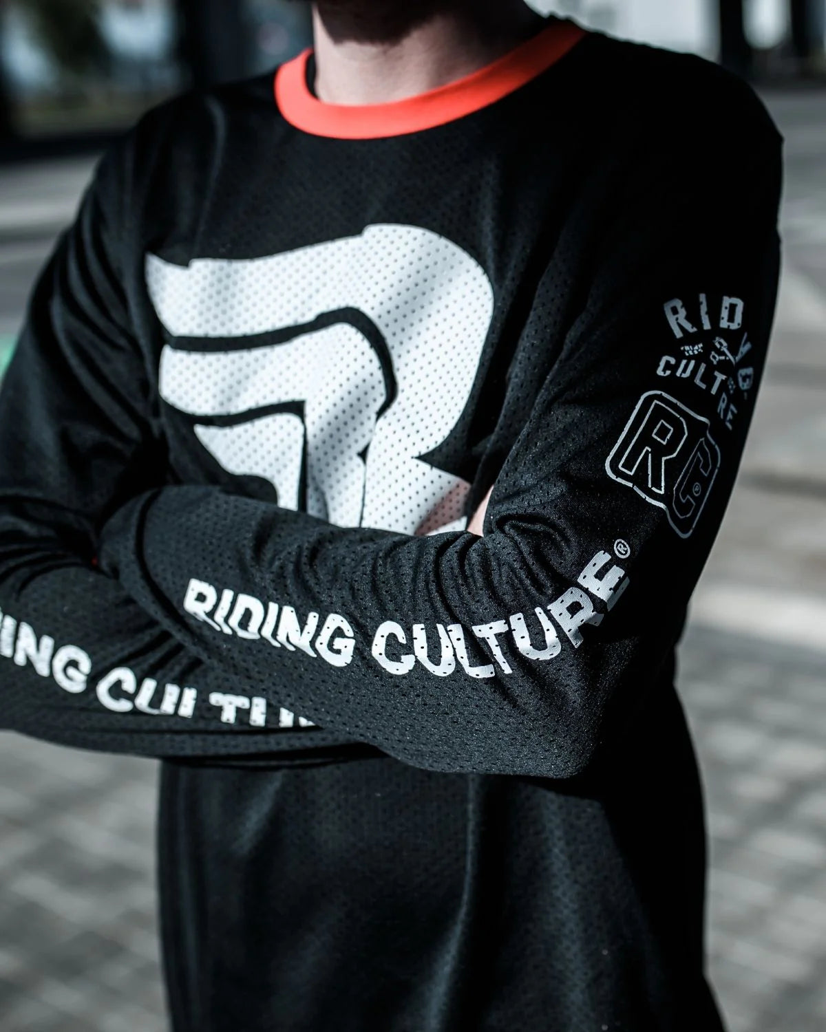 Riding Culture Logo Jersey - White/Black