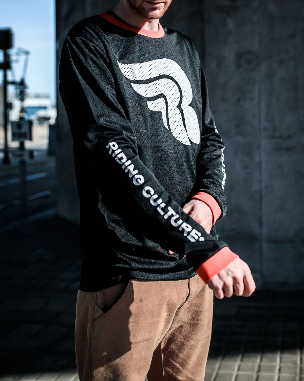 Riding Culture Logo Jersey - White/Black