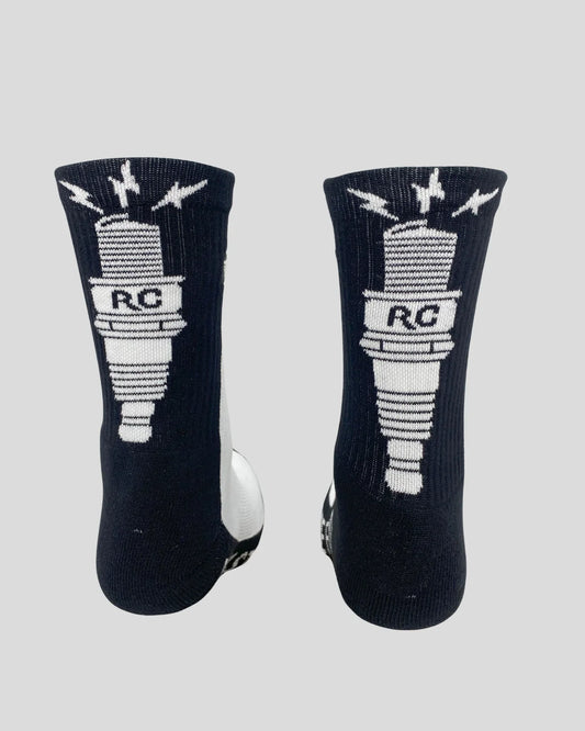 Riding Culture Spark Socks - Black/White
