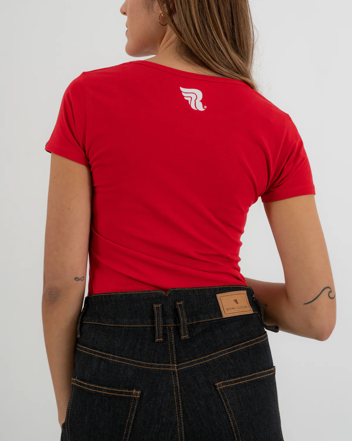 Riding Culture Ride More Lady T-Shirt - Red