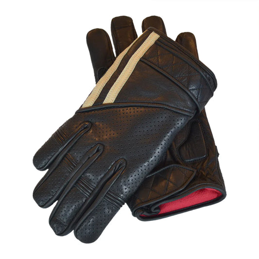 Goldtop Cafe Racer Gloves - Black