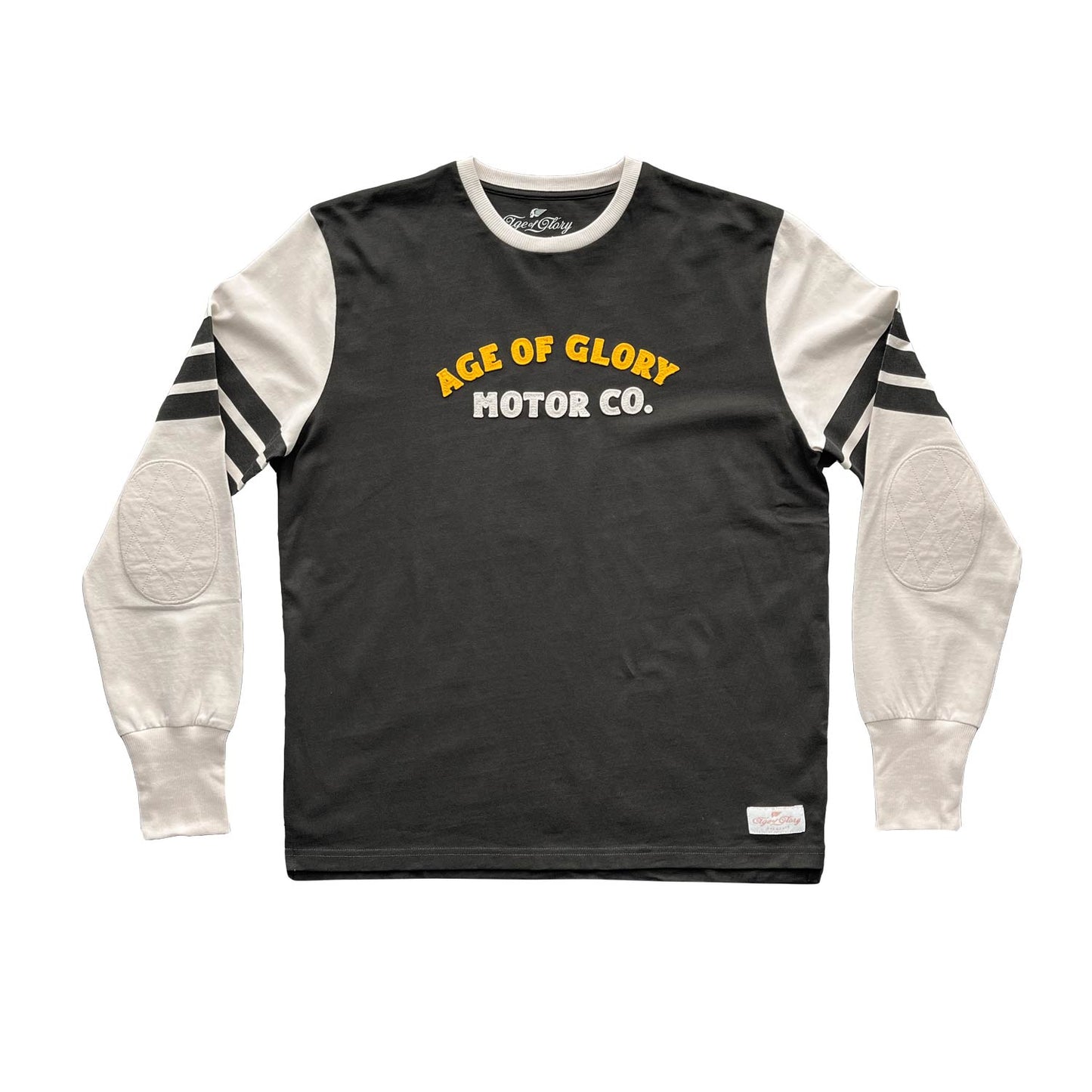 Age of Glory Authentic LS Tee - Black/Ecru