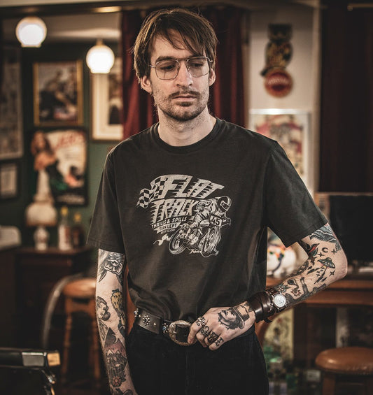 Age of Glory Turn Left T-shirt - Washed Black