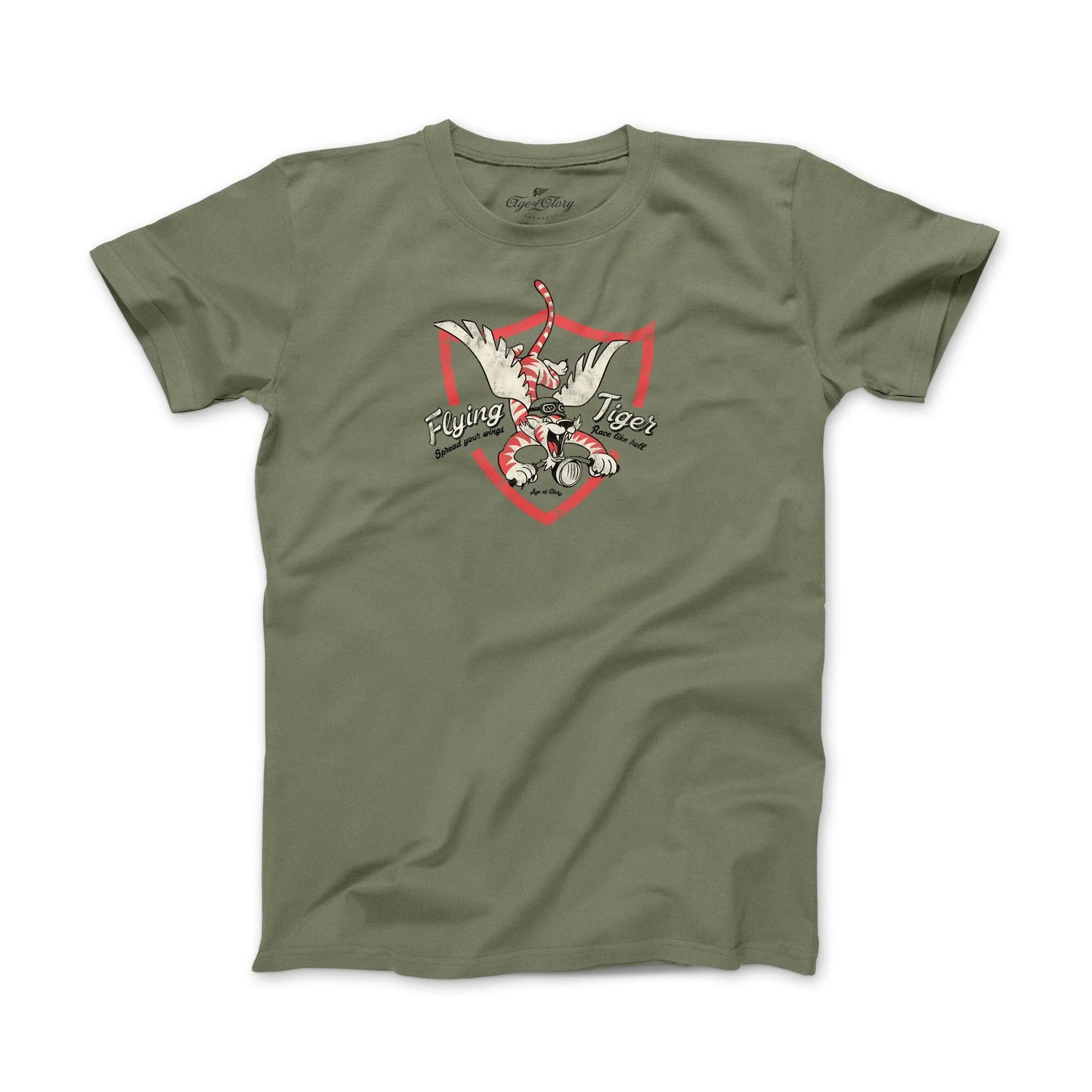 Age of Glory Flying Tiger T-shirt - Army Green