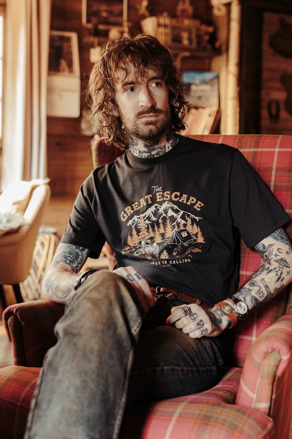 Age of Glory Great Escape T-shirt - Washed Black