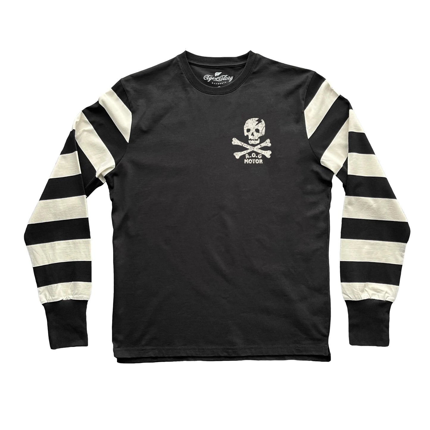 Age of Glory Marauder LS Tee - Black/Off-White