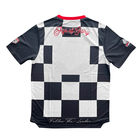 Age of Glory Nascar Mesh Jersey - White/Black/Red
