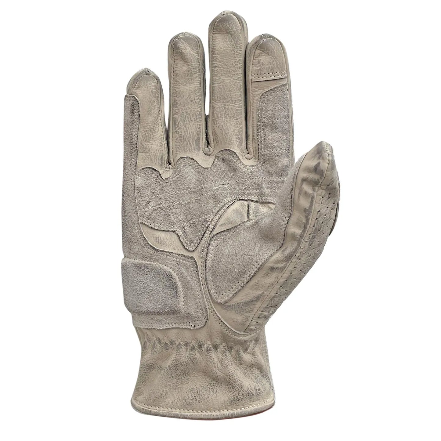 Age of Glory Rover Leather CE Gloves - Aged White